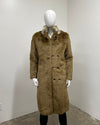 *One Of A Kind* Long Faux Fur Coat | Brown Bear - Medium