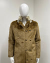 *One Of A Kind* Long Faux Fur Coat | Brown Bear - Medium