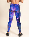 Men's Leggings Blue & Pink | Galaxy