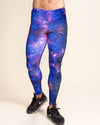 Men's Leggings Blue & Pink | Galaxy