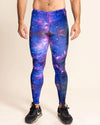 Men's Leggings Blue & Pink | Galaxy