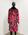 *One of Kind* Long Faux Fur Coat | Pink Panther - X-Small