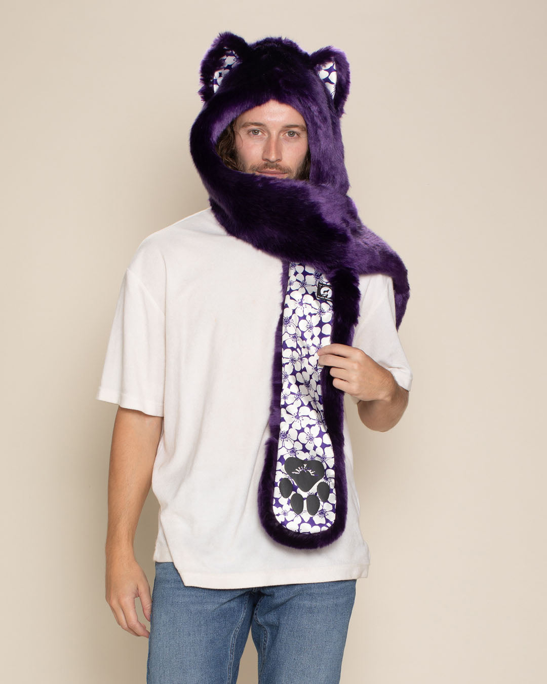 Violet Wolf Luxe Collector Edition Faux Fur Hood | Men's