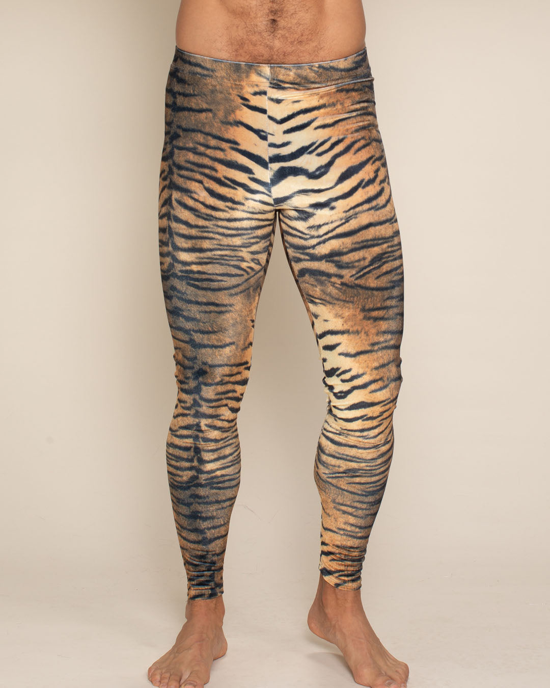 Tiger Velvet Leggings | Men's