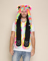 Neon Calico Cat Collector Edition Faux Fur Hood | Men's