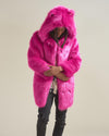Classic Men's Faux Fur Coat | Pink Wolf