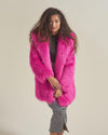 Classic Women's Pink Faux Fur Coat | Lipstick Wolf