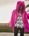 Classic Men's Faux Fur Coat | Pink Wolf