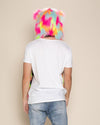 Neon Calico Cat Collector Edition Faux Fur Hood | Men's