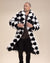 Ace of Diamonds Collector Edition Faux Fur Calf Length Coat | Men's
