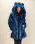 Electric Blue Lynx Classic Collector Edition Faux Fur Coat | Women's