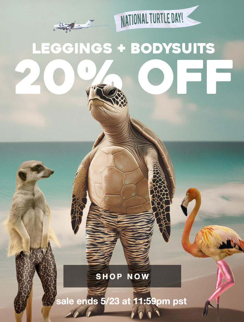SpiritHoods Leggings and Bodysuits 20% off flash sale mobile banner