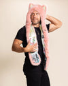 Pink Caribbean Wolf Faux Fur Hood | Men's