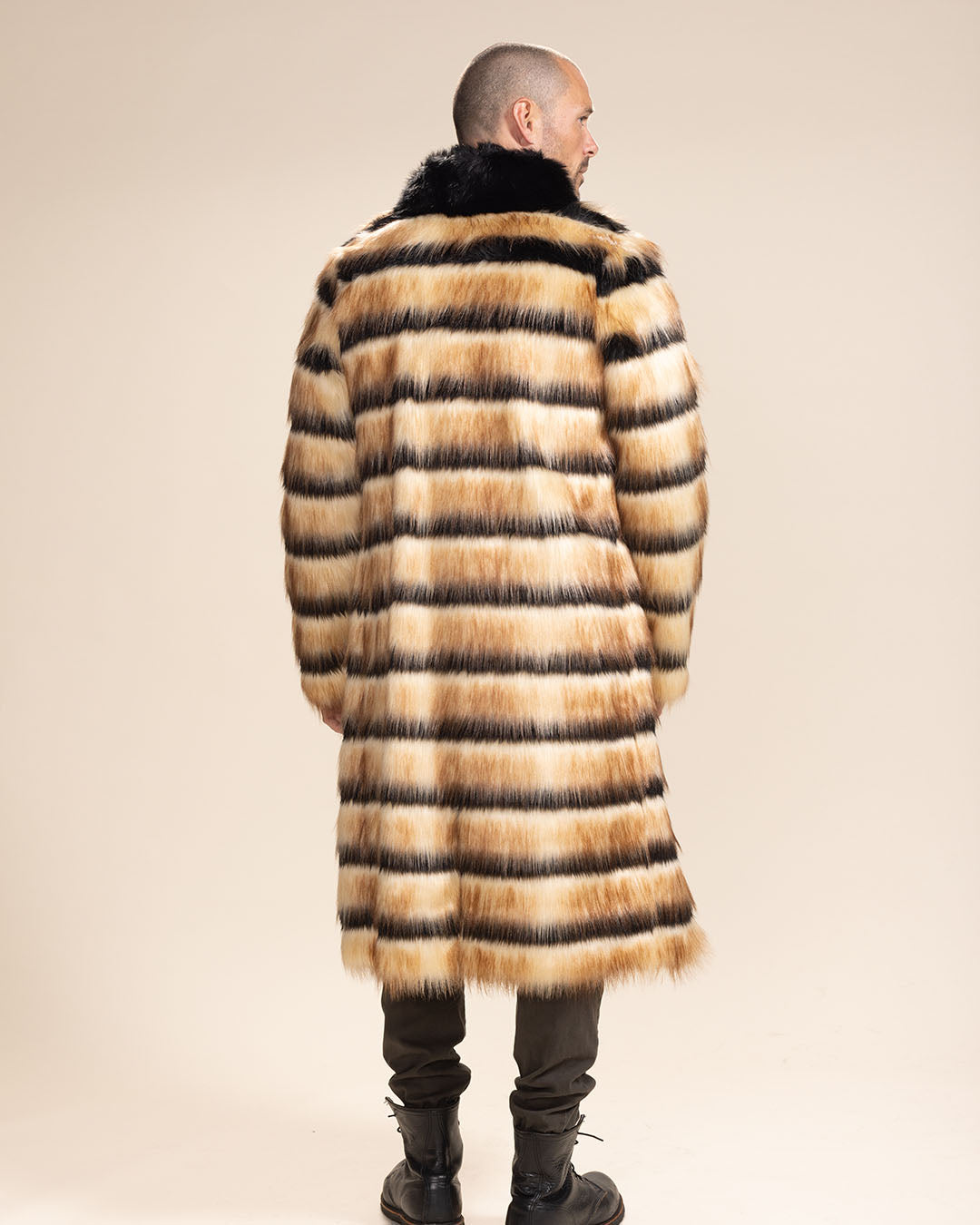 Gazelle Collector Edition Faux Fur Calf Length Coat | Men's