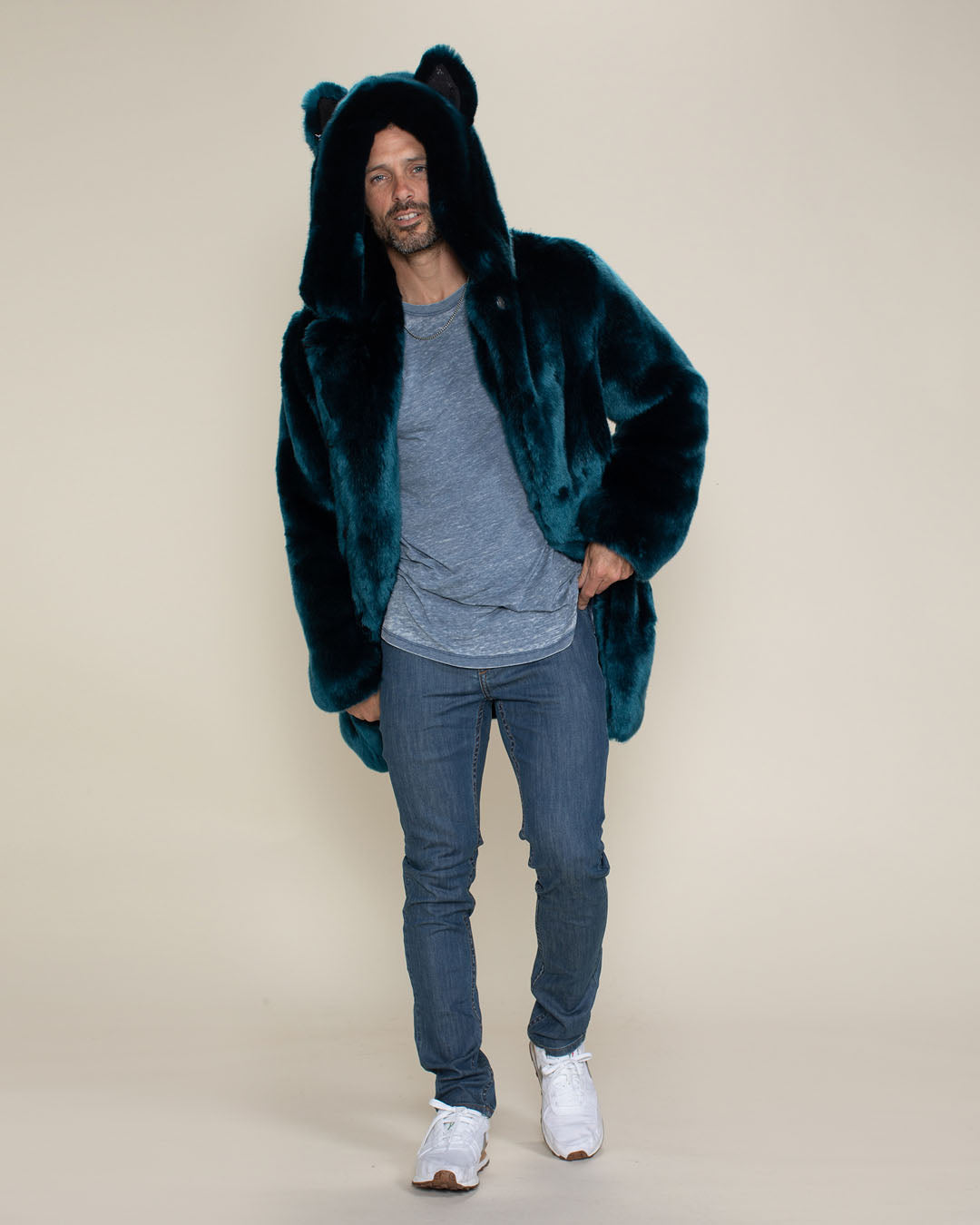 Royal Wolf Luxe Classic Faux Fur Coat | Men&#39;s