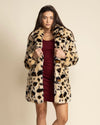 Women's Faux Fur Coat | Sinai Leopard