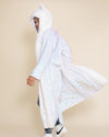 Iridescent Sequin Wolf Classic Collector Edition Faux Fur Style Robe | Men's