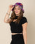 Neon Disco Kitty Faux Fur Bucket Hat | Women's