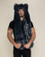 Moroccan Blue Wolf Collector Edition Faux Fur Hood | Men's