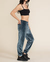 Black Panther Velvet Jogger | Women's