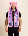 Pink Alley Cat Faux Fur Hood | Men's