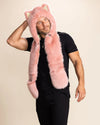 Pink Caribbean Wolf Faux Fur Hood | Men's