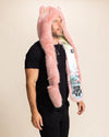 Pink Caribbean Wolf Faux Fur Hood | Men's