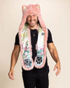 Pink Caribbean Wolf Faux Fur Hood | Men's