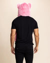 Pink Alley Cat Faux Fur Hood | Men's