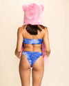 Pink Alley Cat Faux Fur Hood | Women's