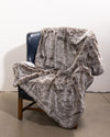 Signature Collection Faux Fur Throw | Silver Fox