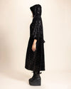 Women's Sequin Kimono | Black Snakeskin