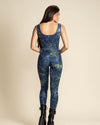 Women's Full Bodysuit Sleeveless | Green Sea Turtle