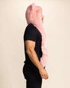 Pink Caribbean Wolf Faux Fur Hood | Men's