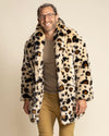Men's Faux Fur Coat | Sinai Leopard