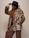 Women's Faux Fur Coat | Leopard Print