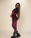 Women's Red Full Bodysuit | Ruby Leopard