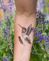 Hummingbird Temporary Tattoo