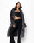 Grey Fox Calf Length Faux Fur Coat | Women's