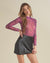 Pink Panther Mesh Long Sleeve Bodysuit | Women's