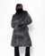 Grey Fox Calf Length Faux Fur Coat | Women's