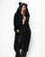 Black Glitter Panther Classic Collector Edition Faux Fur Robe | Women's