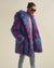 Northern Lights Calico Leopard Classic Faux Fur Coat | Men's