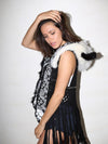 Hooded Faux Fur with Panda Design