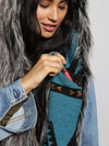 Interior Pocket on Mystic Silver Fox Italy SpiritHood