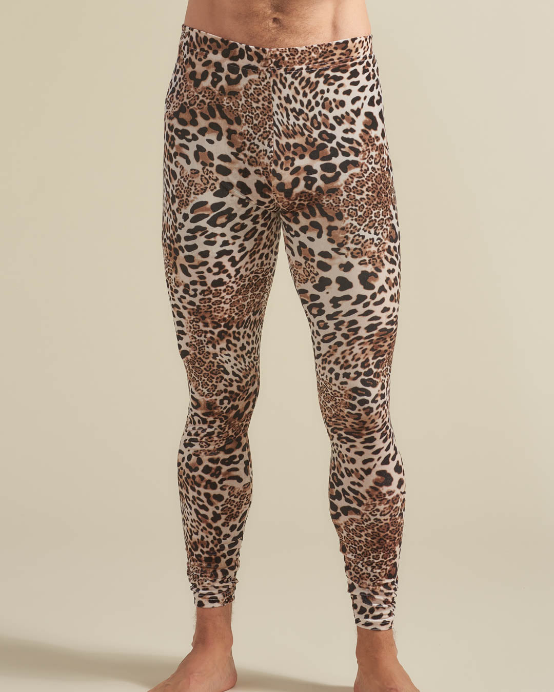 Arabian Leopard Velvet Leggings | Men's