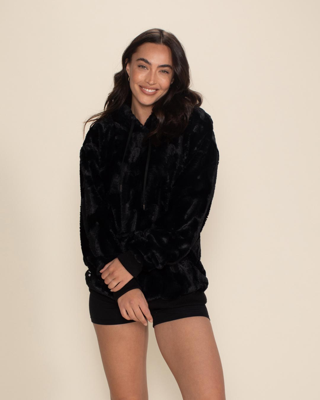 Black Panther Hooded ULTRA SOFT Faux Fur Hoodie | Women's