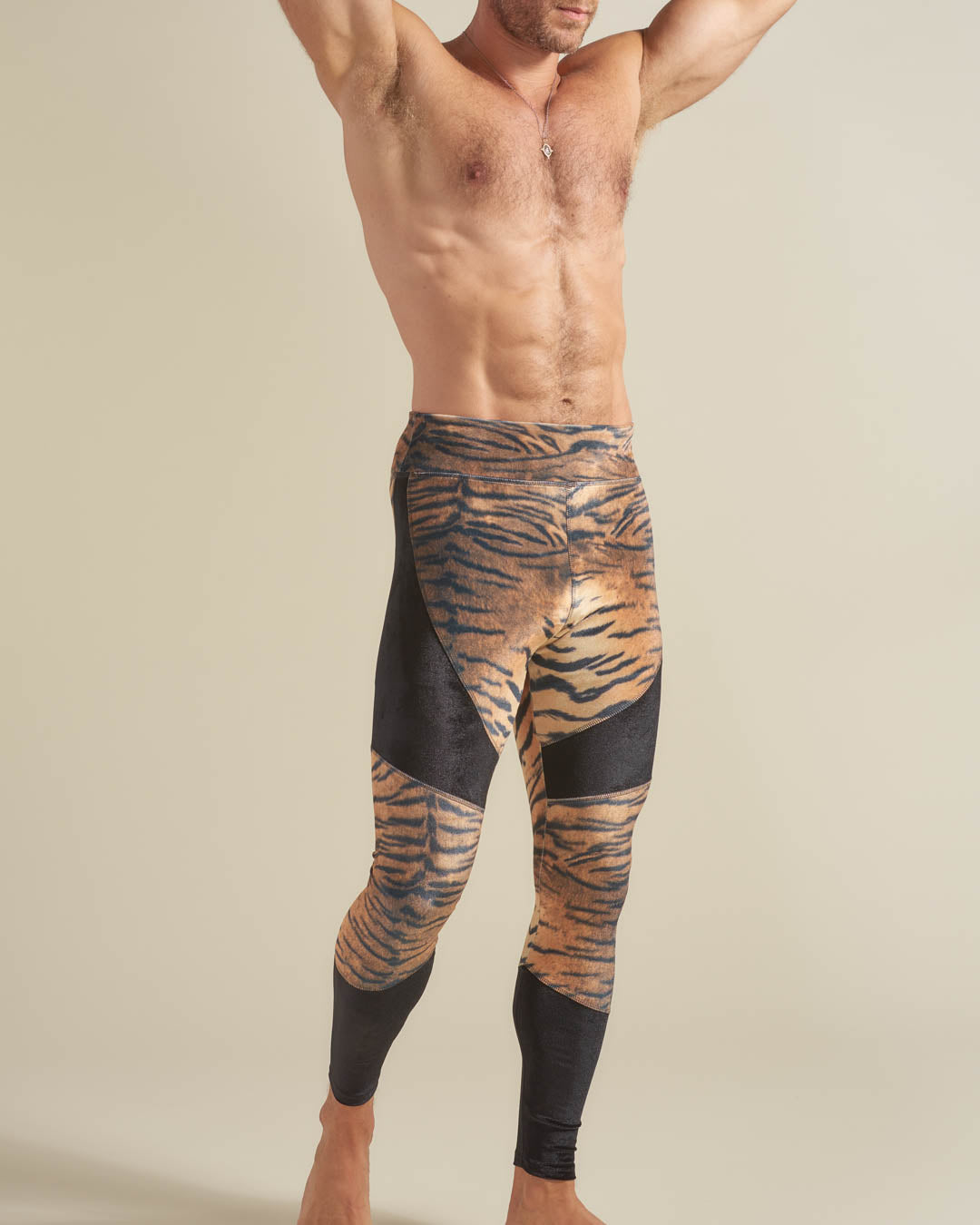 Tiger Velvet Contrast Sport Legging | Men&#39;s
