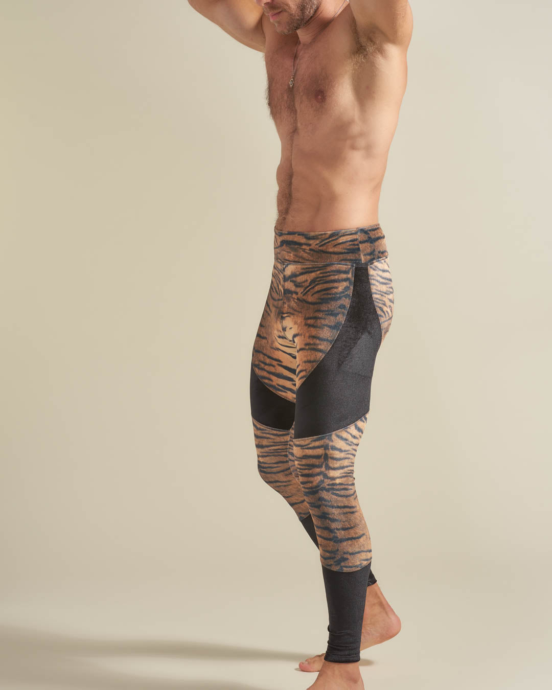 Tiger Velvet Contrast Sport Legging | Men's