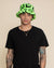 Neon Green Leopard Faux Fur Bucket Hat | Men's